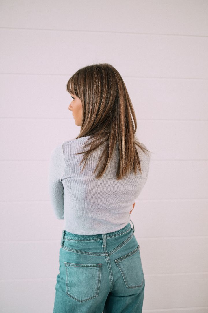 Lacy Textured Turtleneck
