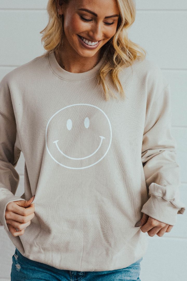 Smiley Face Crewneck