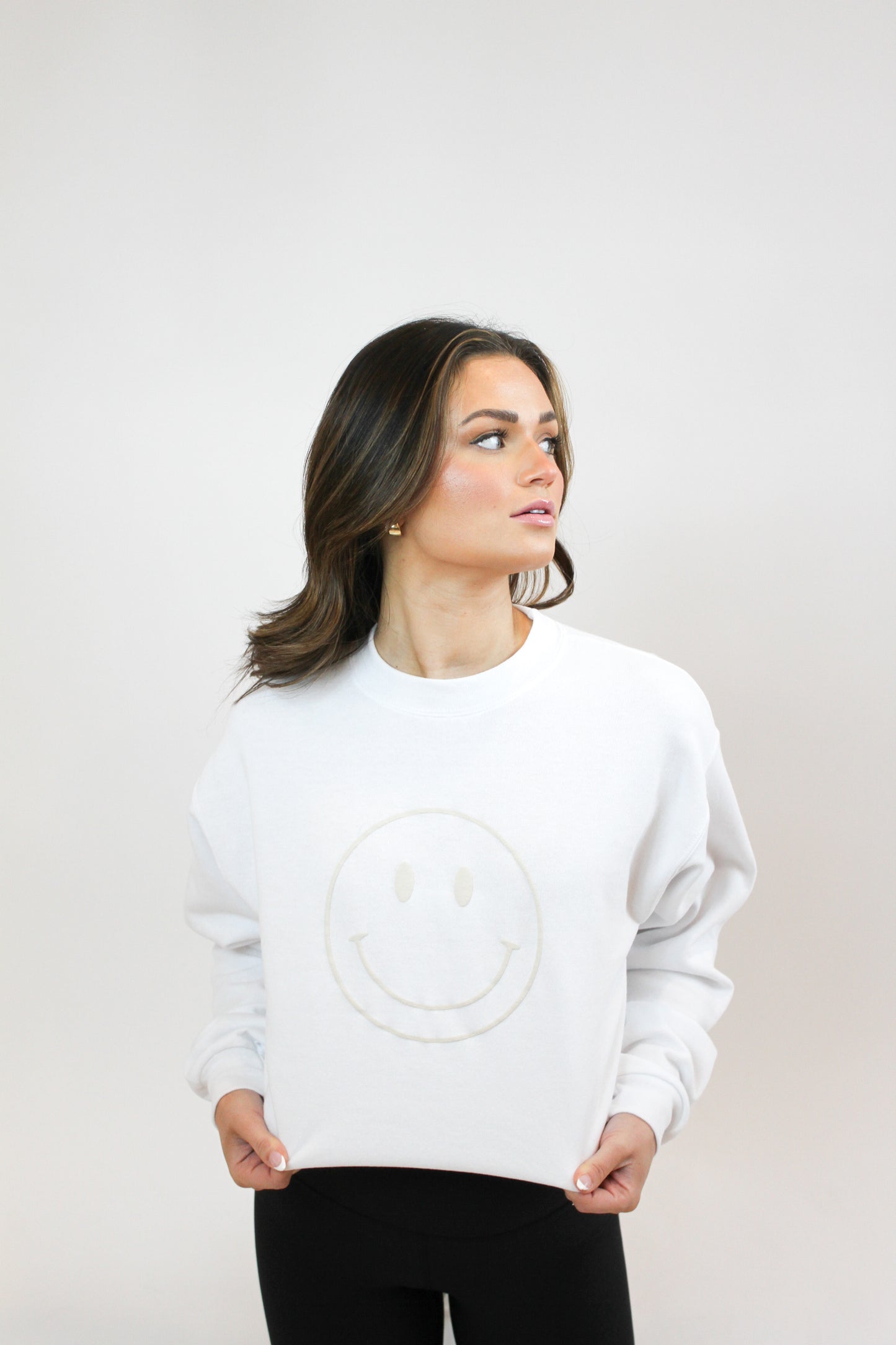 Portia Puff Print Crewneck