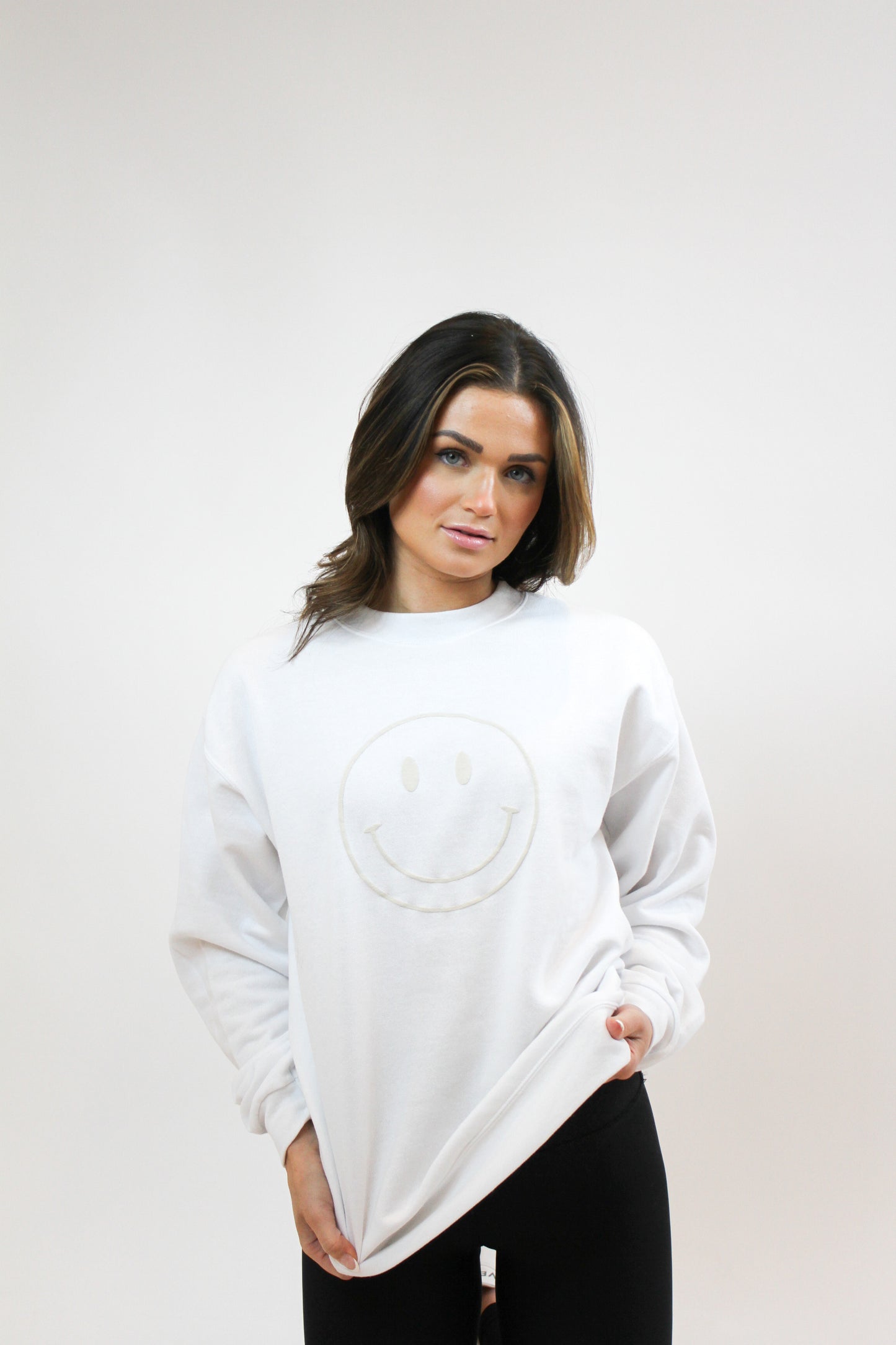 Portia Puff Print Crewneck